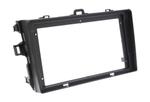 Комплект рамки с разъёмами 9" Toyota Corolla Axio, Fielder 2006-2013 (чёрная) MFB дисплея