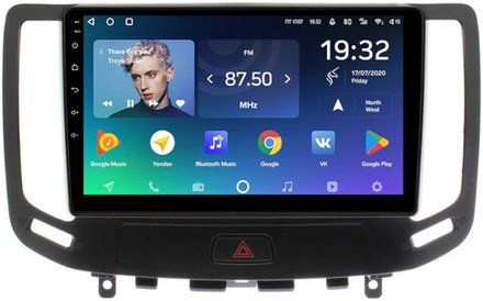 Магнитола для Infiniti G25, G35, G37 2006-2013 - Teyes CC2 PLUS монитор 9" QLED на Android 10, ТОП процессор, 4Гб+64Гб, 4G SIM-слот