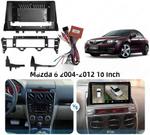 Магнитола для Mazda 6 2002-2007 (вместо верхнего бардачка) - Kuberg SF-9506-B QLed+2K, Android 13, Быстрейшая, CarPlay, 4G SIM-слот