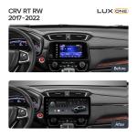 Магнитола для Honda CR-V 5 2017-2022 - Teyes LUX ONE ROUND монитор 12.3" на Android 10, Быстрая, CarPlay, 4G SIM-слот