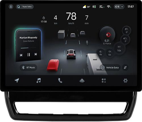 Магнитола для Mitsubishi ASX 2020+ (ШГУ 8", рамка тип 2) - Teyes CC4-PRO монитор 13" 2K QLED на Android 13, Snapdragon 778G, ИИ, CarPlay, DSP, 4G SIM-слот