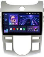 Магнитола для KIA Cerato 2 2008-2013 (климат, рамка серебро) - Teyes CC3L на Android 10, CarPlay, 4G SIM-слот
