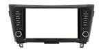 Комплект рамки с разъёмами 9" Nissan Qashqai J11, X-Trail T32 2014-2022 (без 360) маленькая с кнопками