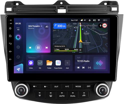 Магнитола для Honda Accord 7 2003-2008 (рамка вниз) - Teyes CC3L монитор 10" IPS на Android 10, CarPlay, 4G SIM-слот