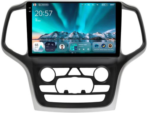 Магнитола для Jeep Grand Cherokee WK2 2013-2022 (ШГУ 8.4", рамка большая 9) - Teyes CC4 монитор 9.2" 2K QLED на Android 14, Snapdragon 680, DSP, CarPlay, 4G SIM-слот
