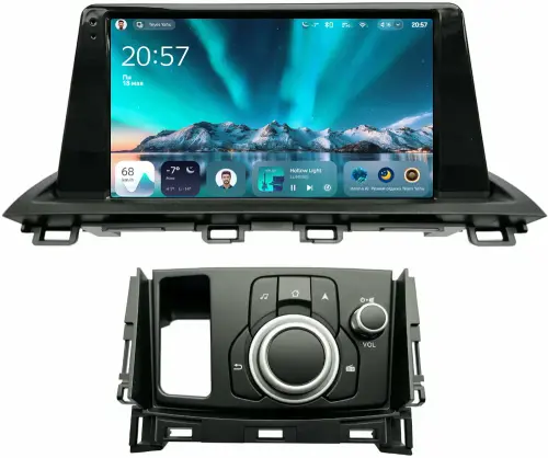 Магнитола для Mazda CX-4 2016-2024 (ШГУ монохром) - Teyes CC4 монитор 9.2" 2K QLED на Android 14, Snapdragon 680, DSP, CarPlay, 4G SIM-слот
