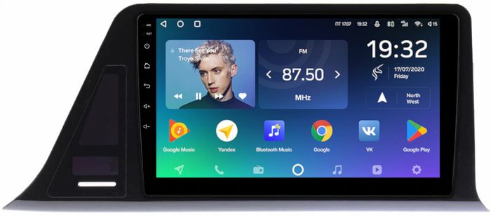 Магнитола для Toyota C-HR 2016-2019 (правый руль, вместо 230x130мм) - Teyes CC2 PLUS Android 10, ТОП процессор, 4-64, SIM-слот