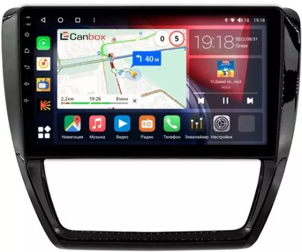 Магнитола для Volkswagen Jetta 6 2011-2018 - Canbox 10-043 Qled, Android 10, ТОП процессор, SIM-слот