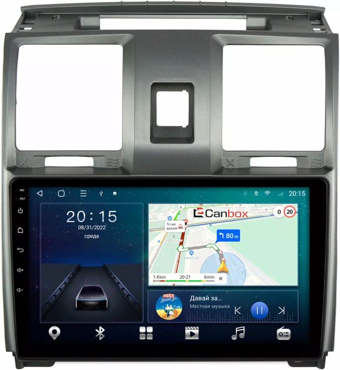 Магнитола для УАЗ Патриот, Пикап 2012-2016 - CanBox 9-UA006N Android 10, 8-ядер, SIM-слот
