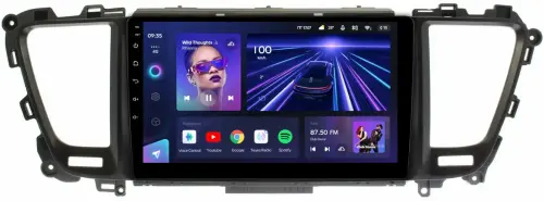 Магнитола для KIA Carnival 3 2014-2020 (большая рамка) - Teyes CC3L на Android 10, 8-ядер, CarPlay, 4G SIM-слот