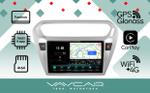 Магнитола для Peugeot 301 / Citroen C-Elysee - Vaycar VA59-0294-2K на Android 13, Быстрая, 2K QLED, CarPlay, 4G SIM-слот