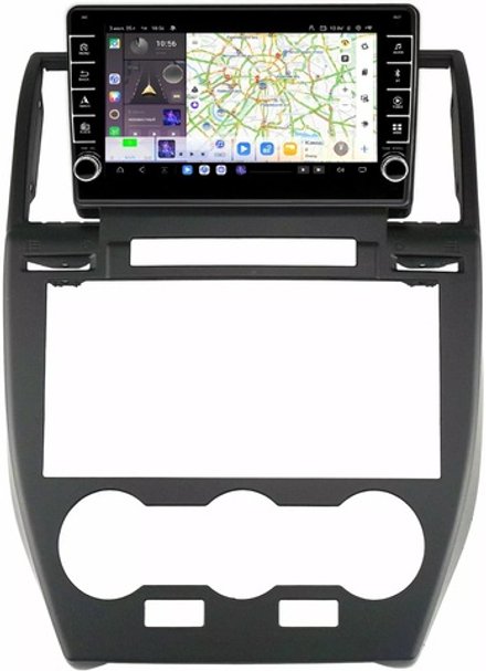 Магнитола для Land Rover Freelander 2007-2012 (взамен монохрома) - Kuberg SF-9302 (кнопки и крутилки) Android 13, TS20, 6+128Гб, CarPlay, 4G SIM-слот