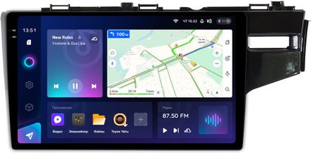 Магнитола для Honda Fit 3 2013-2020 (без штатной КЗВ, рамка 10) - Teyes CC3-2K QLed Android 10, ТОП процессор, SIM-слот, CarPlay