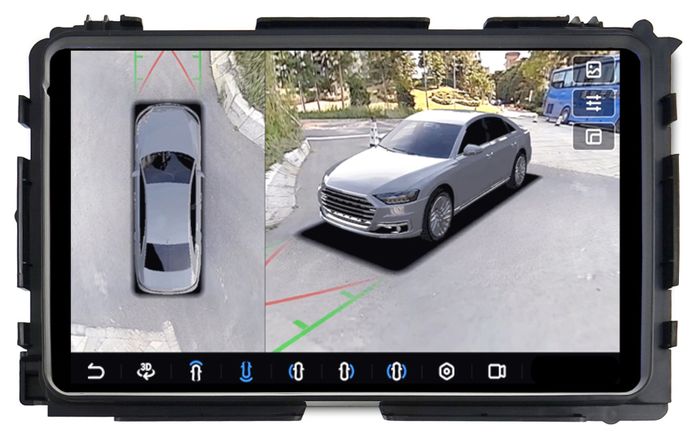 Магнитола для Honda Vezel 2013-2021 - FarCar BX9-360-9514 монитор 9.5" 2K QLED на Android 13, Быстрая, CarPlay, 4G SIM-слот, 4 камеры в комплекте