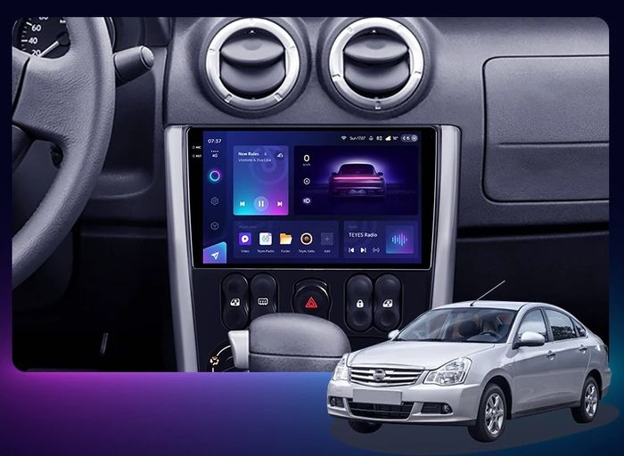 Магнитола для Nissan Almera 2013-2019 - Teyes CC4-PRO монитор 9.5" 2K QLED на Android 13, Snapdragon 778G, ИИ, CarPlay, DSP, 4G SIM-слот