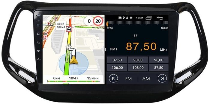 Магнитола для Jeep Compass 2016+ - Parafar PF997FHD на Android 13, CarPlay, 4G SIM-слот