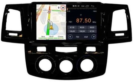 Магнитола для Toyota HiLux 2011-2015 - Parafar PF062RN2K на Android 13, QLED+2K, ТОП процессор, 4Гб+32Гб, CarPlay, 4G SIM-слот