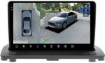 Магнитола для Volvo XC90 2002-2014 (рамка наверх) - FarCar BX173M-360 монитор 9.5" 2K QLED на Android 13, 6Гб+128Гб, CarPlay, 4G SIM-слот, 4 камеры в комплекте