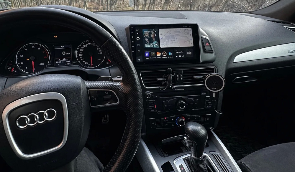 Магнитола для Audi Q5 8R 2008-2016 с джойстиком MMI - Teyes CC3L монитор 9" IPS на Android 10, 8-ядер, CarPlay, 4G SIM-слот