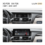 Магнитола для BMW X4 F26 2014-2018 NBT - FarCar BMW2008 монитор 12.3" на Android 13, 8Гб+128Гб, CarPlay, 4G SIM-слот