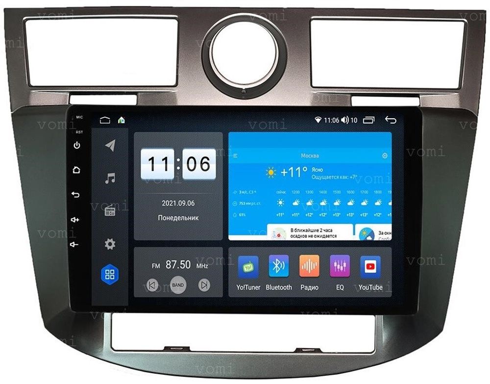 Магнитола для Chrysler Sebring 2006-2010 - AK536R9-MTK-LTE Android 10, 8-ядер, 4-64Гб, SIM-слот