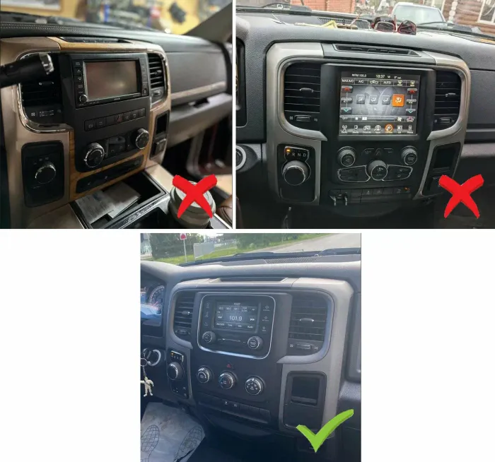 Магнитола для Dodge Ram 1500 2013-2018 - Kuberg SF-9159 QLed+2K, Android 13, UIS7870 (DUDU7), CarPlay, SIM-слот