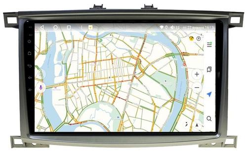 Магнитола для Toyota Land Cruiser 100, Lexus LX470 2002-2007 (экран климата снизу) - Vaycar VA77-1166 на Android 13, 8-ядер, 2Гб-32Гб, 4G SIM-слот