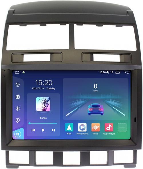 Магнитола для Volkswagen Touareg 2002-2010 - Parafar PF049U2K на Android 13, QLED+2K, ТОП процессор, 8Гб+128Гб, CarPlay, 4G SIM-слот