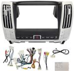 Магнитола для Toyota Harrier XU30 2003-2013, Lexus RX 2003-2009 (ШГУ цветной, рамка наверх тип 2) - Teyes CC4-PRO монитор 9.5" 2K QLED на Android 13, Быстрейшая, Snapdragon 778G, ИИ, CarPlay, DSP, 4G SIM-слот