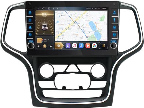 Магнитола для Jeep Grand Cherokee WK2 2013-2021 (взамен 8.4" экрана) - Kuberg EW-1076-2 (кнопки и крутилки), Android 12, TS10, CarPlay, 4G SIM-слот