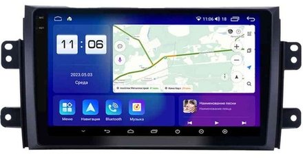 Магнитола для Suzuki SX4 2006-2014 - Parafar PF124LUX1RN2K на Android 13, QLED+2K, ТОП процессор, 4Гб+32Гб, CarPlay, 4G SIM-слот