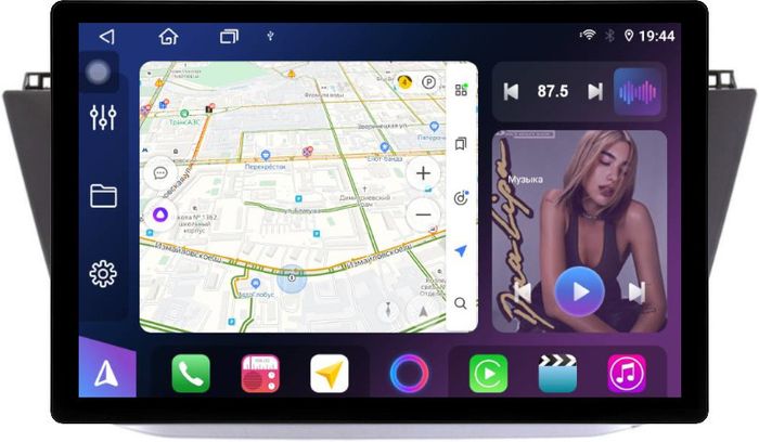 Магнитола для Volkswagen Tiguan 2 2017+ - FarCar BX877 монитор 13" 2K QLED на Android 13, TS10, 6+128, CarPlay, 4G SIM-слот