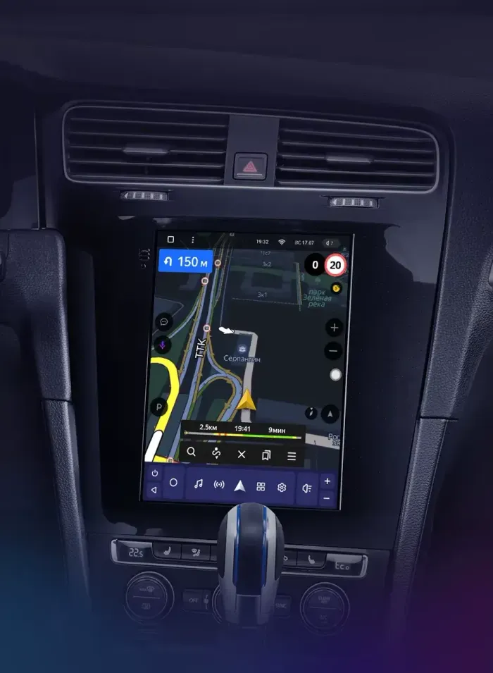 Магнитола для Volkswagen Golf 7 2012-2021 - Teyes TPRO 2 монитор 9.7" QLED в стиле "Тесла" на Android 10, TS10, 4G SIM-слот