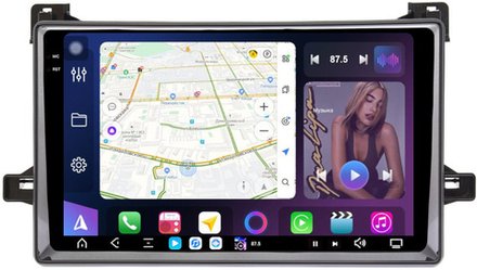 Магнитола для Toyota Prius 50, PHV 2015-2018 - FarCar GX9-9528 монитор 9.5" 2K QLED на Android 14, TS20, 6+128Гб, CarPlay, 4G SIM-слот