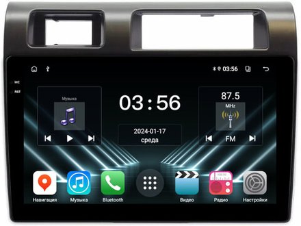 Магнитола для Toyota Land Cruiser 70 2007-2022 - FarCar DX9-9607 монитор 9.5" IPS на Android 13, 4+64Гб, CarPlay