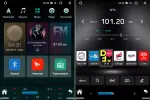 Магнитола в 10" рамку с вертикальным монитором в стиле "Тесла" - Canbox H-Line Android 10, ТОП процессор, CarPlay, 4G SIM-слот