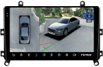 Магнитола для Toyota Highlander 4 2019-2024+ (взамен 8" экрана) - Teyes CC3-2K-360 на Android 10, 2K QLED, 6Гб+128Гб, CarPlay, 4G SIM-слот, 4 камеры в комплекте