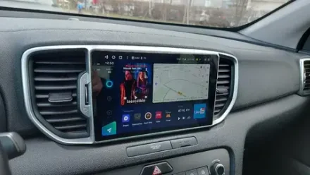 Магнитола для KIA Sportage 2016-2018 - Kuberg OL-9733 QLed+2K, Android 13, TS20, CarPlay, 4G SIM-слот