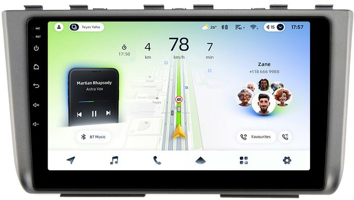 Магнитола для Hyundai Creta 2 2021-2022, Solaris HC 2024+ (рамка серая) - Teyes CC4L монитор 10" IPS на Android 14, Snapdragon 662, CarPlay, 4G SIM-слот