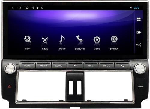 Магнитола для Toyota Land Cruiser Prado 150 2014-2017 - Kuberg ZH-T1203 монитор 12.3" на Android 12, 8Гб+128Гб, CarPlay, 4G SIM-слот