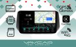 Магнитола для Hyundai Santa Fe 2018-2020 - Vaycar VA23-1124-2K на Android 13, Быстрая, 2K QLED, CarPlay,4G SIM-слот