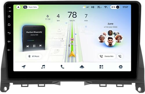 Магнитола для Mercedes-Benz C W204 2007-2011 - Teyes CC4L монитор 9" IPS на Android 14, Быстрая, Snapdragon 662, CarPlay, 4G SIM-слот