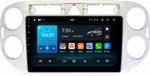 Магнитола для Volkswagen Tiguan 2007-2017 (серебро/черный) - Airok RX-3704 Android 13, Быстрая, SIM-слот