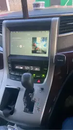 Магнитола для Toyota Alphard 2 H20, Vellfire 2008-2014 (менее 10 динамиков) - Teyes CC4L-DTS монитор 9" IPS на Android 14, Быстрая, Snapdragon 662, CarPlay, 4G SIM-слот