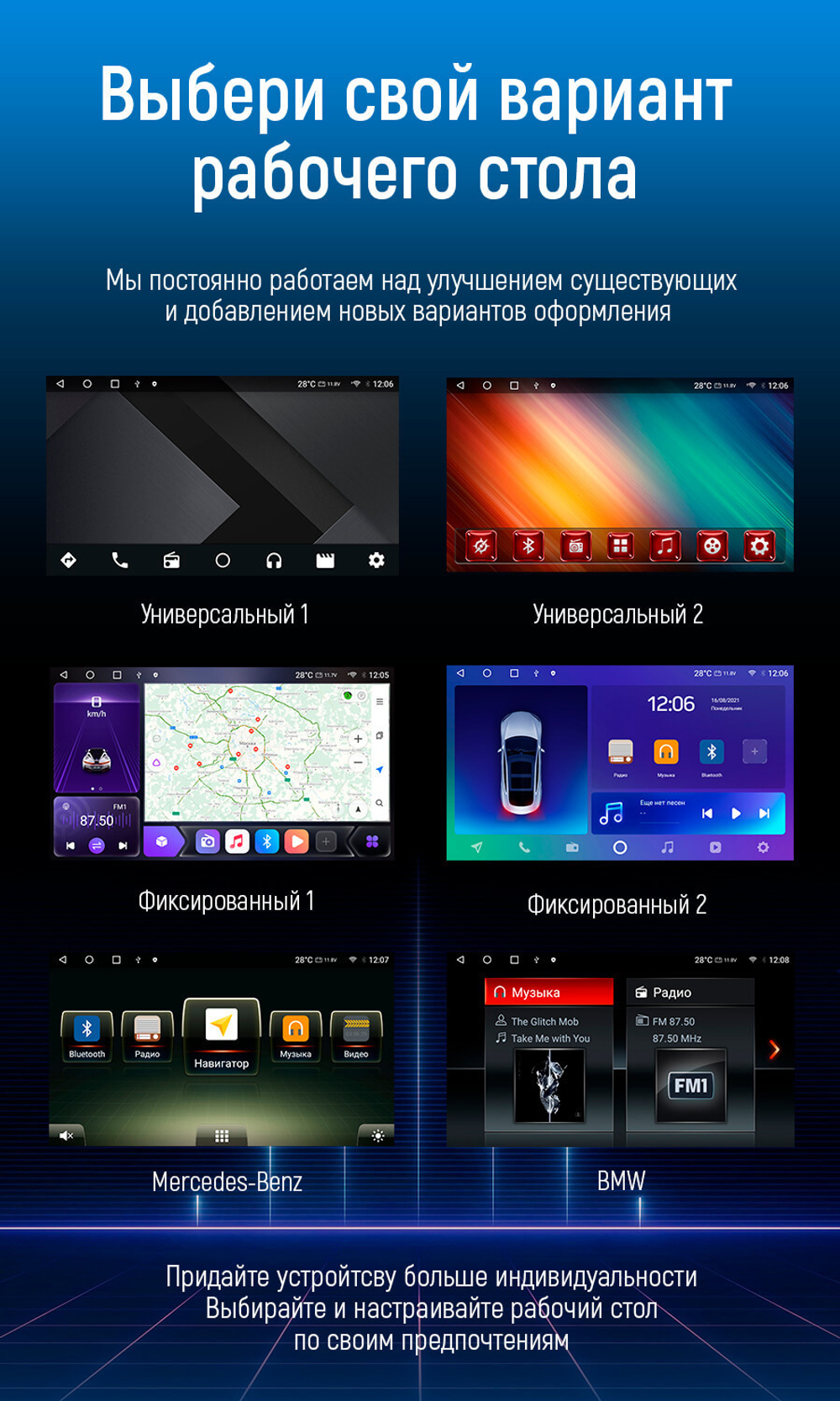 Магнитола для Audi A6 2004-2008 - Kuberg SF-9612 Android 12, TS10, CarPlay, 4G SIM-слот