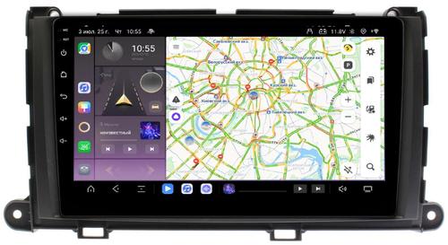Магнитола для Toyota Sienna 3 2010-2014 - Kuberg OL-9695 QLed, Android 13, TS20, CarPlay, SIM-слот