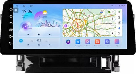 Магнитола для Toyota Alphard 3, Vellfire 2 H30 2015-2023 (менее 10 динамиков, правый руль) - FarCar монитор 12.3" 2K QLED на Android 14, TS10, CarPlay, 4G SIM-слот