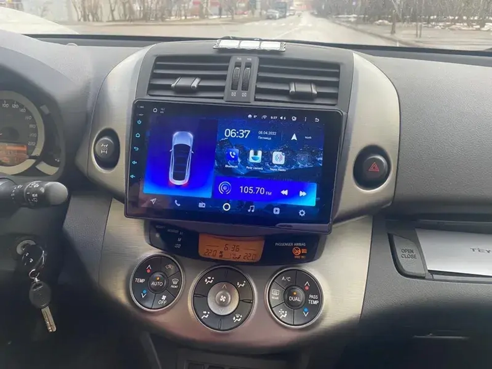 Магнитола для Toyota RAV4 30 2005-2012, Vanguard - Canbox 9086 Qled, Android 10, ТОП процессор, SIM-слот