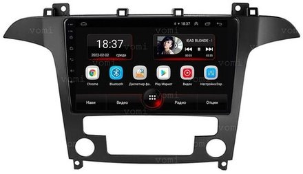 Магнитола для Ford Galaxy / S-Max 2006-2015 (климат) - AK435R9-MTK Android 10, 8-ядер, 2Гб-32Гб