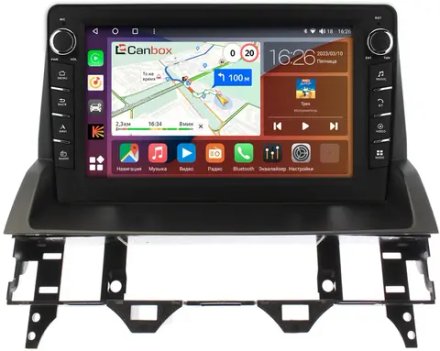 Магнитола для Mazda 6 2002-2007 (вместо верхнего бардачка) - Canbox 10-3522 Android 10, ТОП процессор, CarPlay, 4G SIM-слот